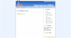 Desktop Screenshot of ligue.be