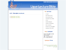 Tablet Screenshot of ligue.be