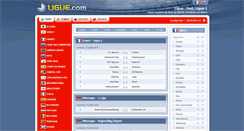 Desktop Screenshot of ligue.com