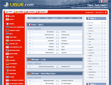 Tablet Screenshot of ligue.com